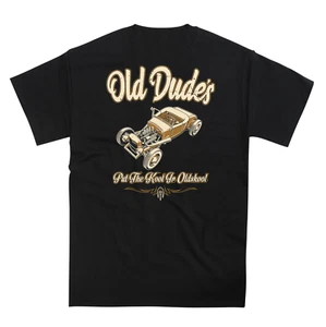 Classic Ford Hot Rod T-Shirt Old Dudes Put The Kool in Oldskool Oldtimer - Bild 1 von 4