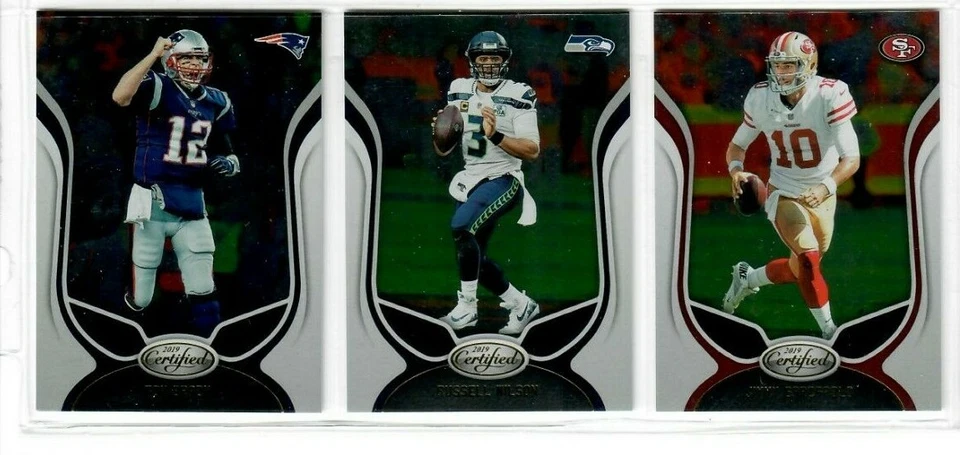 2019 Panini Certified Football Base #1 - 100 You Pick Brady Wilson Luck Mahomes - Image 1 of 1