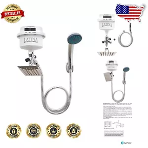 Luxury Electric Shower with Three Temperature Settings and Handheld Feature - Picture 1 of 11
