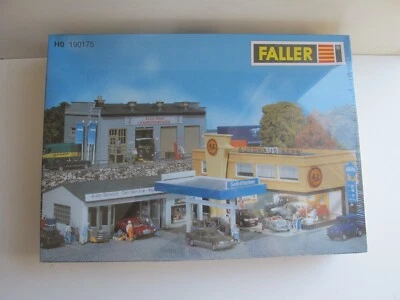 FALLER HO 190175, Kleingewerbe Set, Autohaus, Tankstelle etc Neu in OVP, HO 1:87 - Bild 1 von 4