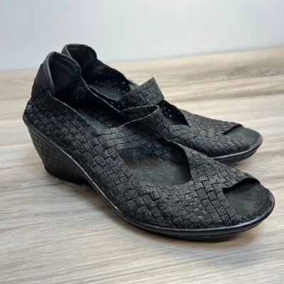 Черный женский ремешок на лодыжке с открытым носком Bernie Mev Fame 10 США 40 евро - Изображение 1 из 4