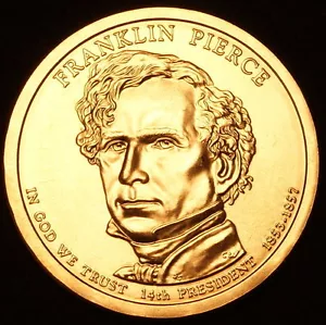 2010 D Franklin Pierce Presidential Dollar Pos B from US Mint Set - Picture 1 of 2