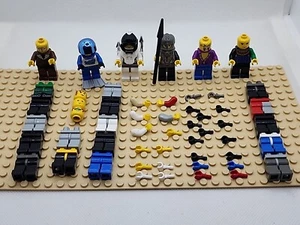 Lego Water Minifigure Lot Vintage 1990's & Extra Heads Legs Arms Hands 63 Pieces - Picture 1 of 8