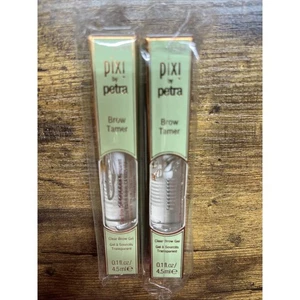 2x~Pixi by Petra~Brow Tamer~Clear Brow Gel~0.1 fl oz / 4.5ml each~Full Size~NIB~ - Picture 1 of 2