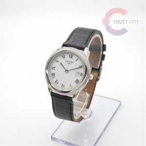 Longines Flagship L4.736.4 White Men's Watch Japan - Picture 1 of 8