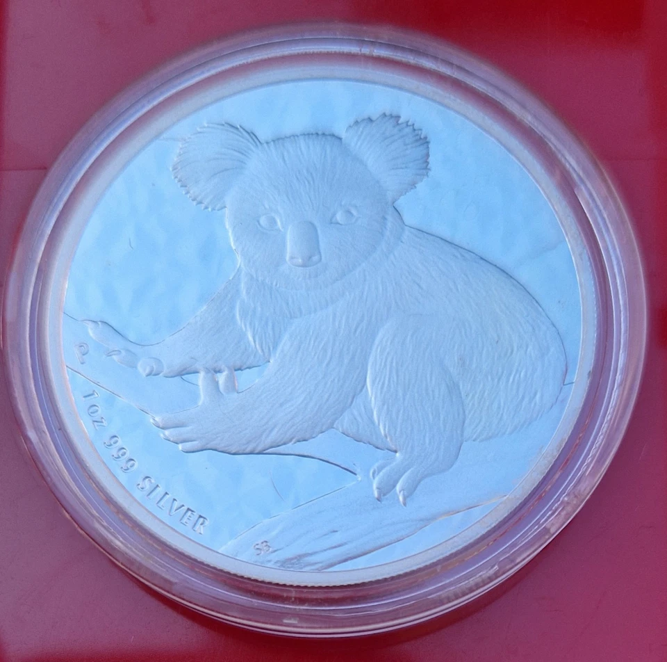 2009  AUSTRALIAN KOALA 1 OZ. PLATA - Imagen 1 de 2