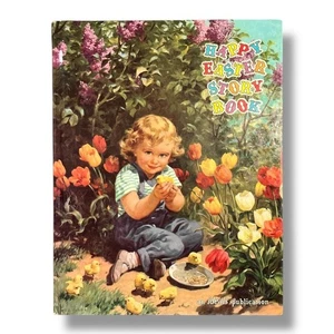 Vintage Happy Easter Story Book, Ideals Publication - Foto 1 di 9