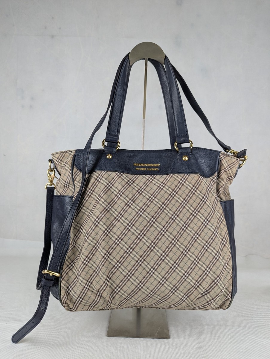 おばちゃん様　　専用　　Burberry BLUE LABE Burberry Blue Label tote bag canvas cotton x Nylon women's