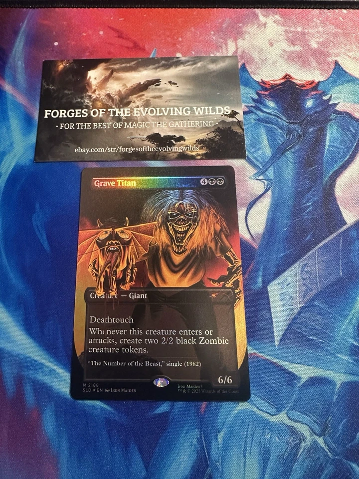 Grave Titan Foil Iron Maiden: Album Art - Image 1 of 1