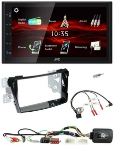 JVC USB Bluetooth Lenkrad DAB 2DIN Autoradio für Hyundai i40 11-19 USB AUX Klavi - Bild 1 von 10