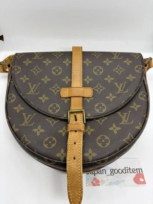 Сумка наплечная Louis Vuitton модель Chantilly MM кожаная с монограммой через плечо M51233 коричневая　 - Изображение 1 из 4
