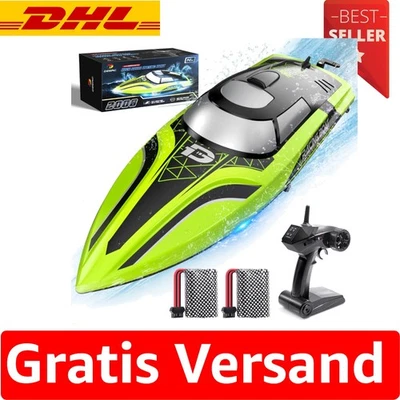 Futuristisches RC Boot mit Autopilot-Modus & Selbstverwaltungsfunktion Grün - Bild 1 von 4