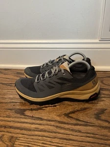 Salomon Outline GTX Hiking Shoes Men’s 8 Trek Gore-Tex Trail Charcoal 406792 - Picture 1 of 10