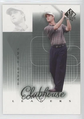 2002 SP Authentic Clubhouse Leaders David Toms #61SPA - Image 1 of 2