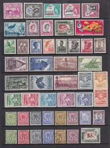British Commonwealth Stamps MM, Used etc. EDVII, GV, GVI, QEII. Cat app £360 - Picture 1 of 2