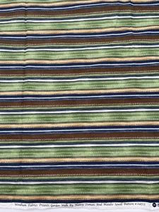 GARDEN WALK #24513 Nancy Zieman & Natalie Sewell for Windham Fabrics Stripe 1 yd - Picture 1 of 1