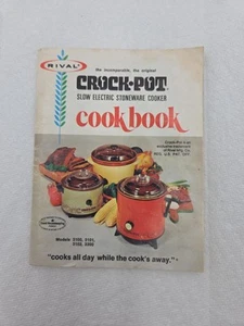 Vintage Rival Crock Pot Cookbook Models 3100-3101-3102-3300 Instructions Recipes - Picture 1 of 14