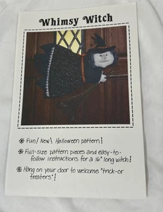 Patch Presse Laune Hexe Wandbehang Türdeko ungeschnitten Nähen Basteln Muster - Bild 1 von 4