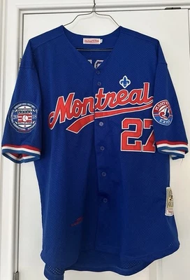 Vladimir Guerrero Mitchell & Ness Montreal Expos Jersey #27 XL - Image 1 of 4