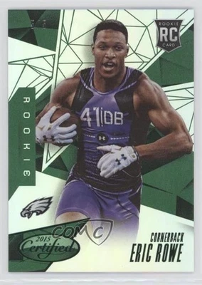 2015 Certified Rookies Mirror Green /5 Eric Rowe #144 Rookie RC - Image 1 of 2