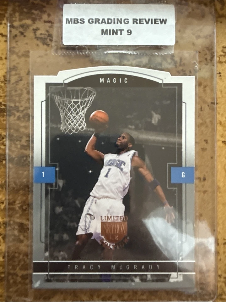 2003 SkyBox LE #67 Tracy McGrady ORLANDO MAGIC HOF MBS 9 Mint Die Cut Rare Card - Image 1 of 1