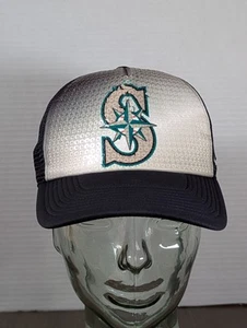 Nike MLB Seattle Mariners Trucker Mütze Kappe Navy Snapback Pailletten Logo Baseball - Bild 1 von 12