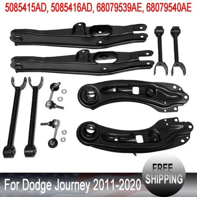 Rear Upper & Lower Control Arm & Sway Bar Link Fits For Dodge Journey 2011-2020 Foto 1 de 4