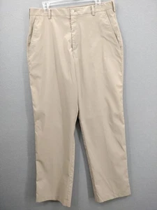 Nike Golf Tour Performance Pants Khakis Men's 34x32 Beige Dri-Fit Stretch Chino - Picture 1 of 6