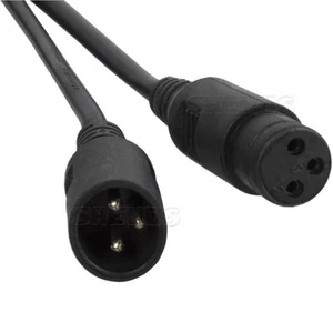 3m 3-pin Rubber/Iron Signal PowerCon Connecting Cable 4Sge Par Moving Head Light - Picture 1 of 6