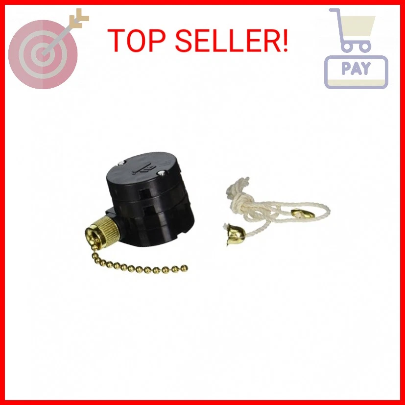 Interruptor de ventilador de 3 velocidades Westinghouse #77075 Foto 1 de 1