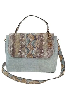 GUESS Umhängetasche Damen blau-braun-hellgrau Casual-Look - Bild 1 von 6