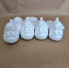 9 Cabezas de santa claus de porexpan, poliespan para decorar el arbol de Navidad