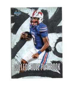 2025 Bowman University Chrome Football Kevin Jennings COLLEGE REGEL SPIELBUCH - Bild 1 von 1