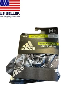 Adidas Herren 1er Pack Performance Quick Dry Stoff Boxershorts Unterwäsche Camouflage Medium - Bild 1 von 2