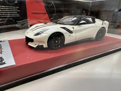 1/43 BBR Ferrari F12 TDF Blanc Fuji Édition Spéciale Boutique À L'Étranger - Photo 1/4