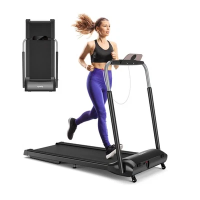 Cinta de Correr Plegable 3HP Compacta Caminar Trotar Máquina con Pantalla Táctil APP Control Foto 1 de 4