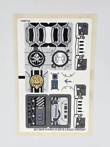 LEGO Sticker Sheet 70223 20135 Legends of Chima  Icebite's Claw Driller - Picture 1 of 1