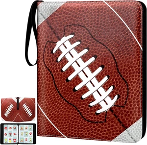 900 Pockets Football Card Binder for Trading Cards Holder with Sleeves Album Car - Picture 1 of 12