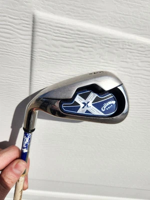 Eje de acero UniFlex de hierro para hombre diestro Callaway Golf X-18 6 con agarre de stock Foto 1 de 4