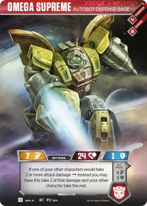 Omega Supreme - Autbot Defense Base - FOIL - Promos - Transformers TCG - Picture 1 of 7