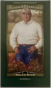 2013 Goodwin Champions “Green Mini” (Nolan Ryan - Rangers/Astros #141) HoF - Picture 1 of 2