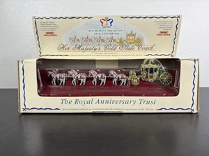 Matchbox Her Majestys Gold State Coach - 40th Anniversary - BRAND NEW NOS #YY66 - Picture 1 of 8