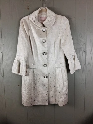 Chaqueta Jacquard Tartán Rosa Para Mujer 6 Metálica Avant Garde Chic Trench Couture Foto 1 de 4