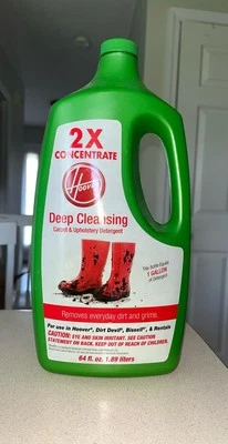 Detergente para alfombras y tapicería Hoover limpieza profunda multiusos 64 fl oz sellado Foto 1 de 3
