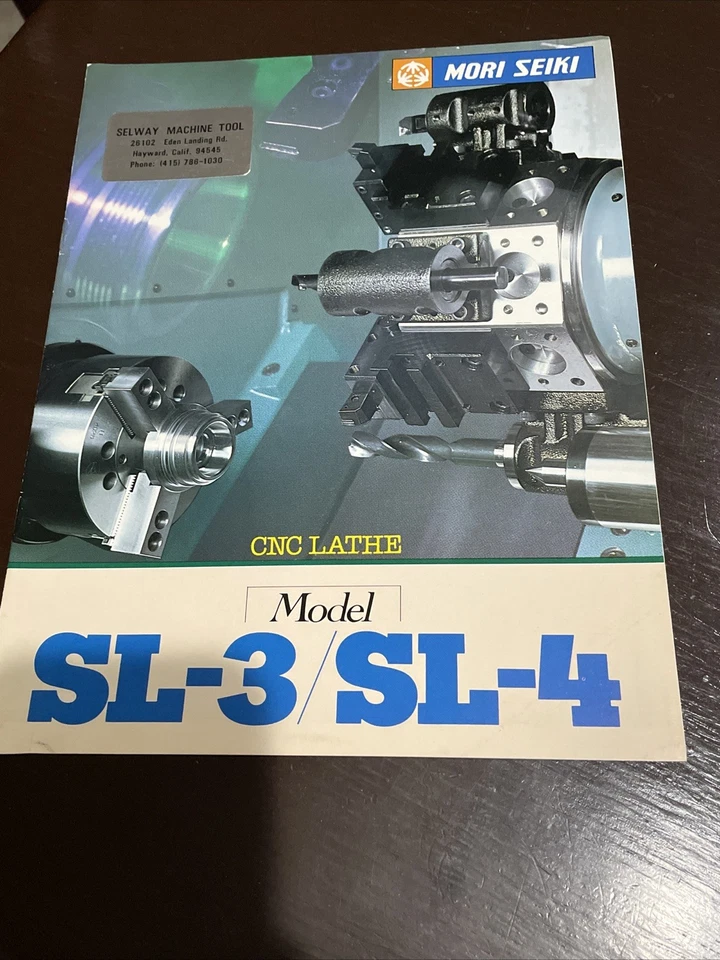 Mori Seiki токарный станок с ЧПУ модель SL-3/SL-4 брошюра - Изображение 1 из 1