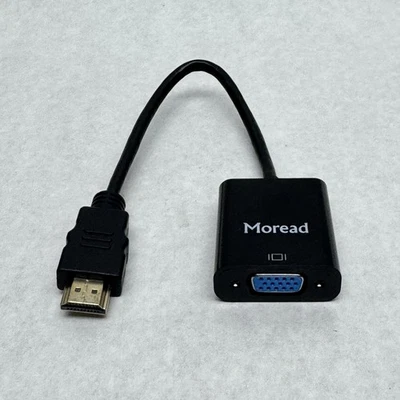 Moread Display Port HDMI to VGA Adapter (Male to Female) for Computer - Image 1 of 4
