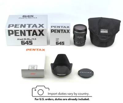 [Unused in BOX] SMC Pentax FA 45-85mm f/4.5 Zoom Lens For 645 N NII From JAPAN - Image 1 of 4