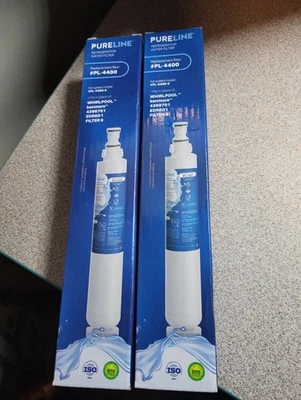 Pureline PL4400 Replacement Filter for Whirlpool 4396701 EDR6D1 Filter 6 (2 Pack - Image 1 of 3