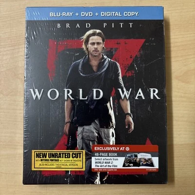 World War Z Blu-ray DVD Digital NEW 2013 Target Exclusive Ed + 48 Page Mini Book - Image 1 of 4