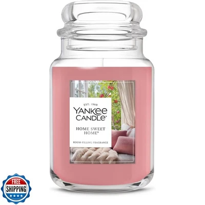 Vela Yankee grande frasco vela perfumada com até 150 horas de tempo de queima, premium - Imagem 1 de 4